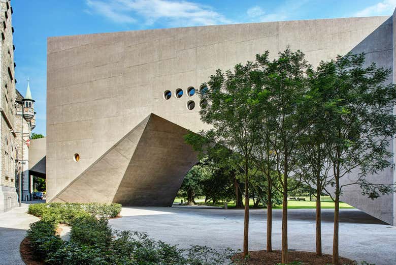 Edificio de la ampliación del Museo Nacional de Zúrich