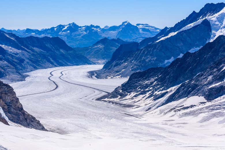 Paisajes del glaciar Aletsch