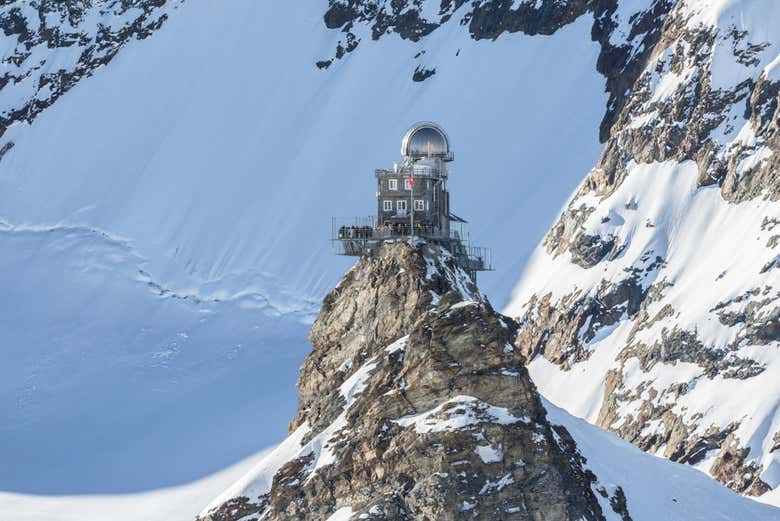 Mirador Sphinx, entre las montañas de Jungfraujoch