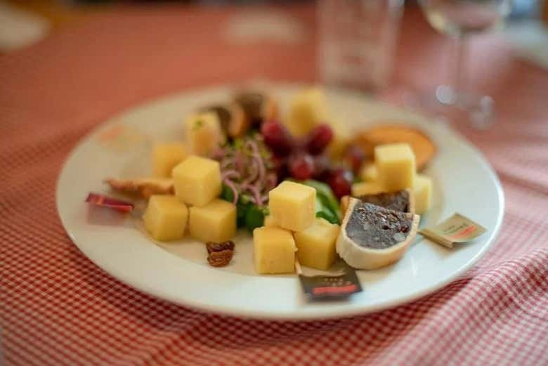 Degustaréis diferentes tipos de quesos