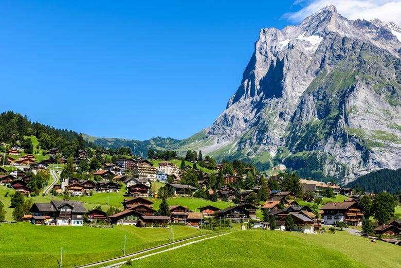 Paisajes de Grindelwald, conocido como Villa Glaciar