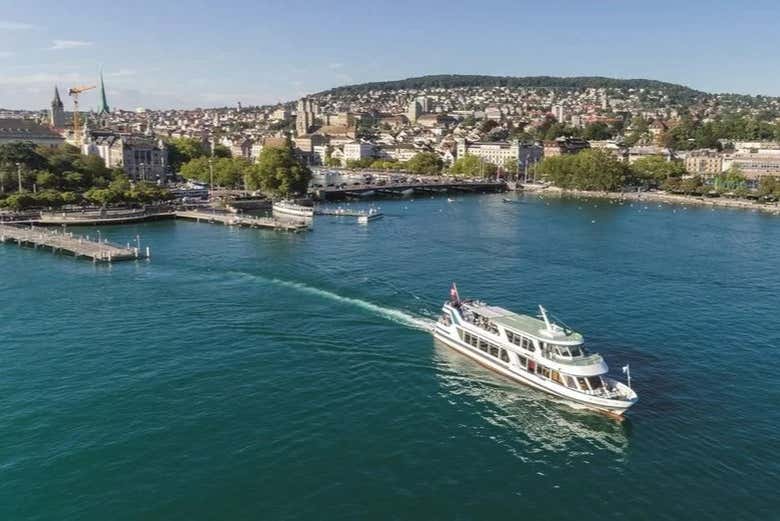 Navegaréis por el lago Zürichsee