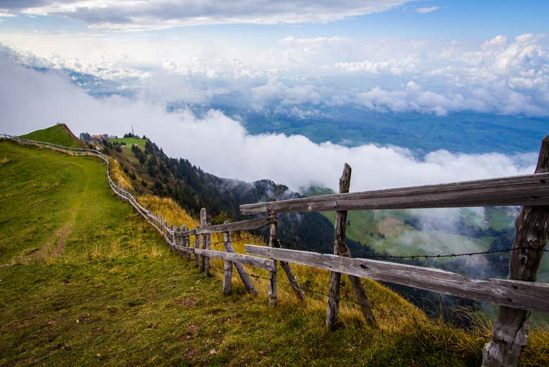 Senderismo por el monte Rigi