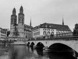 Grossmünster en el pasado
