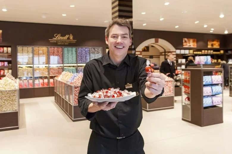 Visitaremos la tienda del museo de Lindt