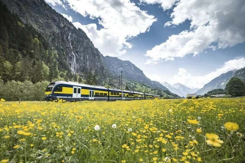Viaggerete in treno da Grindewald a Interlaken