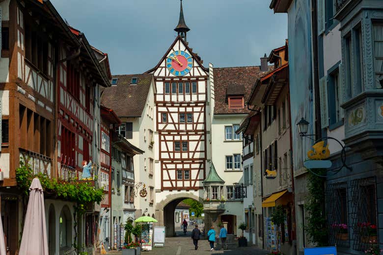 Untertor, la torre del reloj de Stein am Rhein