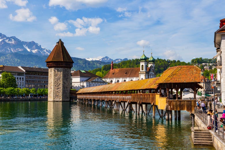 Ponte della Cappella, a Lucerna