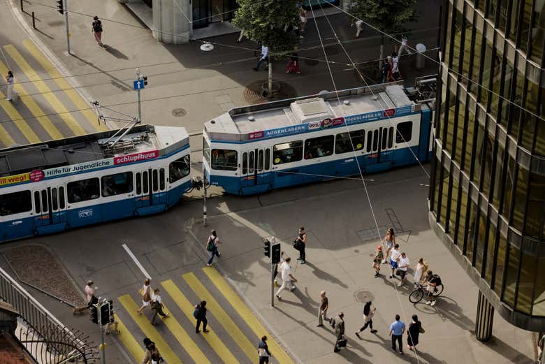 Podréis usar el transporte de todo el cantón de Zúrich