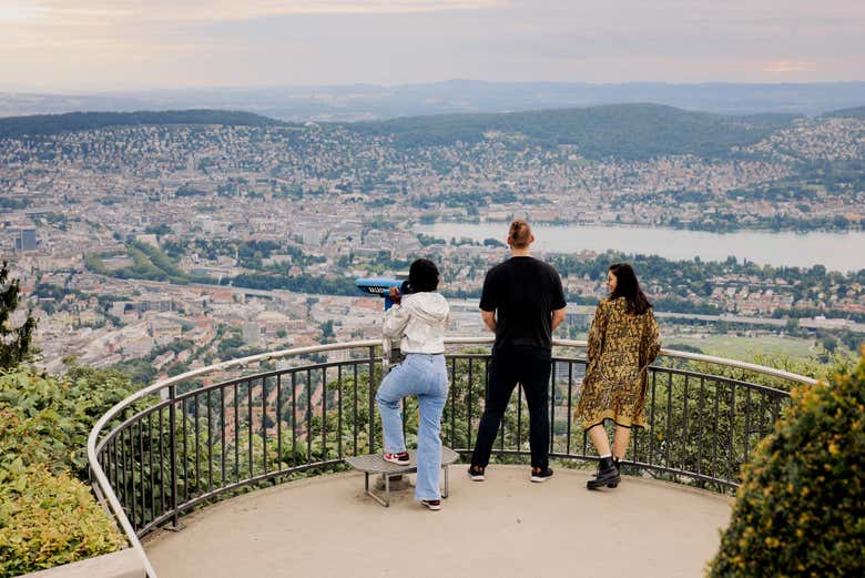 La vista de Zúrich desde Üetliberg