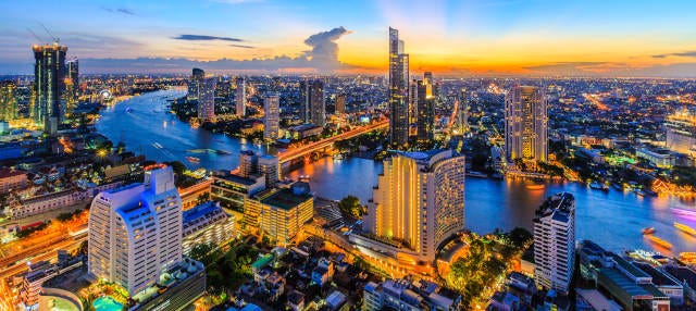 Bateau touristique à Bangkok