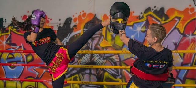 Cours de boxe thaï à Bangkok