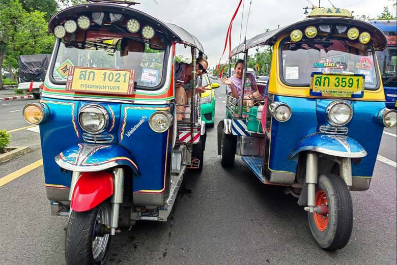 Bangkok en tuk-tuk