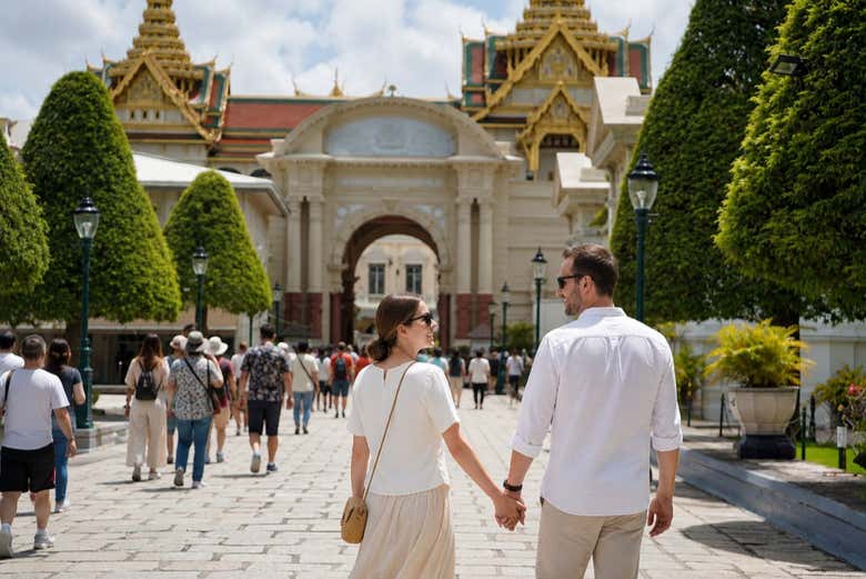 Wander through the Grand Palace grounds with your guide
