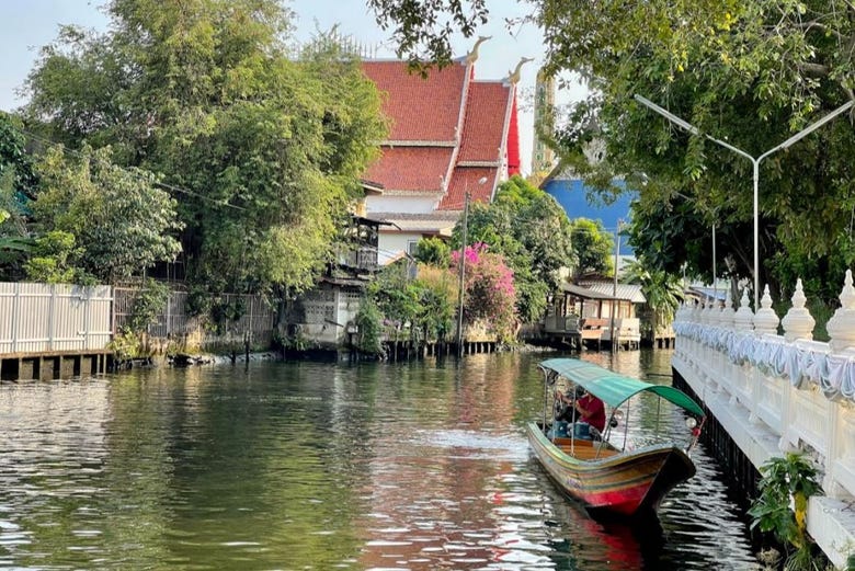 Balade en bateau sur les canaux de Bangkok
