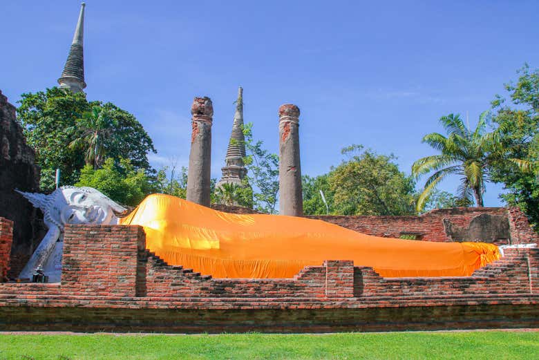Le Bouddha couché d'Ayutthaya