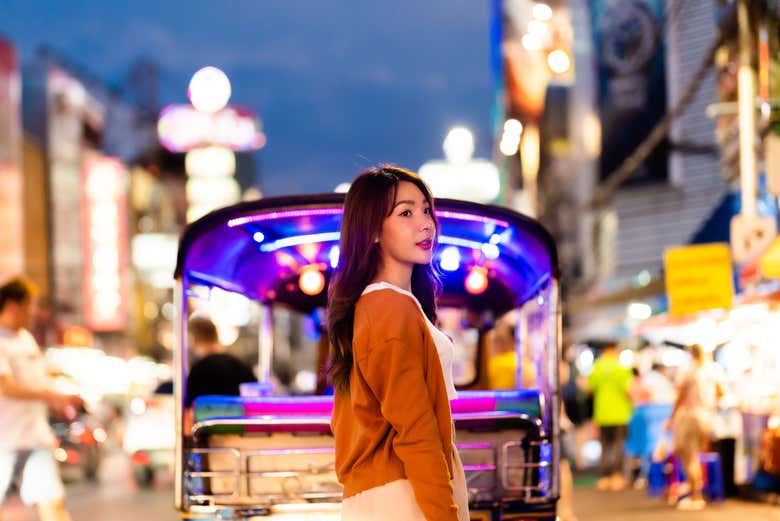 Recorriendo Bangkok en tuk tuk