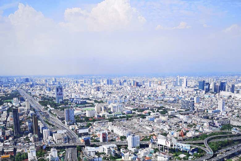 Bangkok depuis les hauteurs