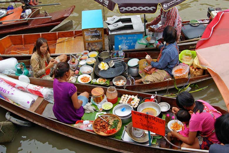 Mercado flotante de Bangkok