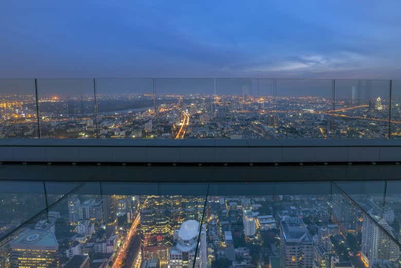 Panorámica desde el Mahanakhon SkyWalk