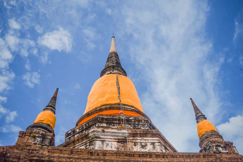 Observez les différents temples