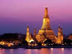 Bangkok at sunset