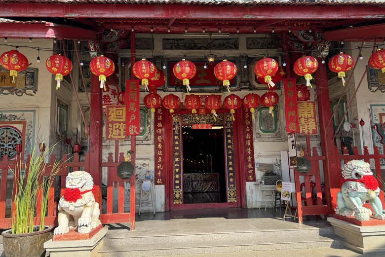 Entrada de um dos templos