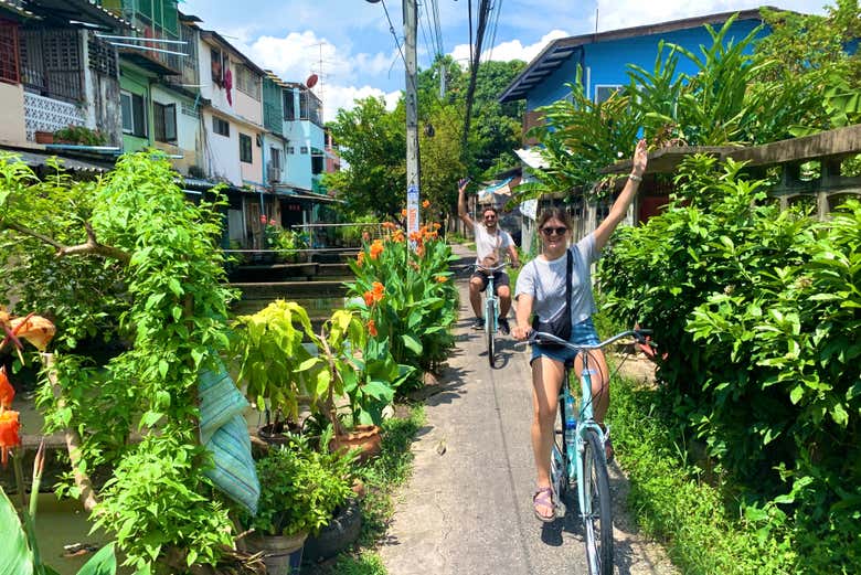 Balade à vélo dans Bangkok