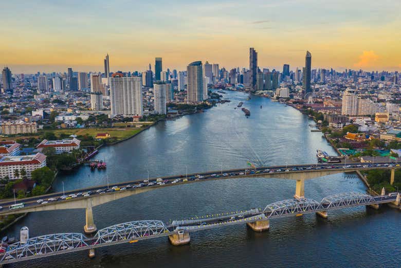 Bangkok vista dall'alto