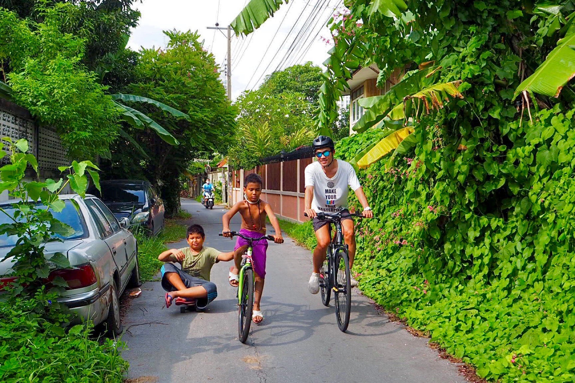 Balade à vélo dans Bangkok