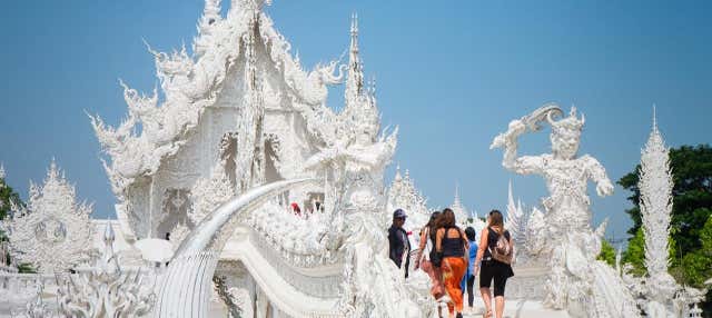 Excursión a Chiang Rai con audioguía: templos Blanco, Azul y Huay Pla Kang