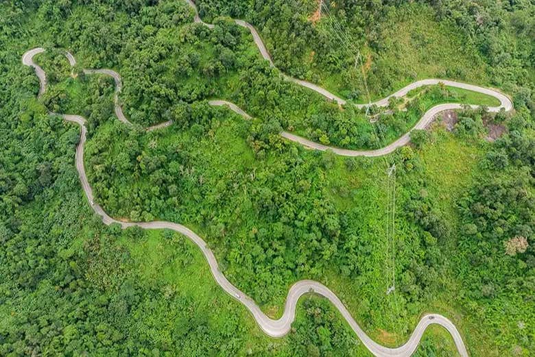 La carretera que dirige hacia Pai
