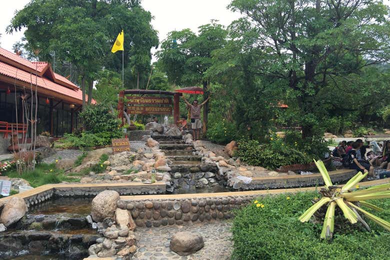 Relax in the Mae Kachan Hot Springs