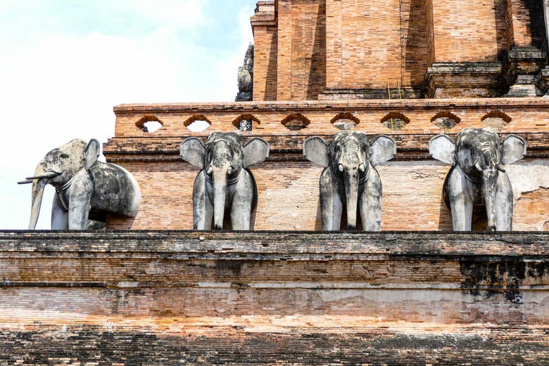 Pagoda di pietra di Wat Chedi Luang