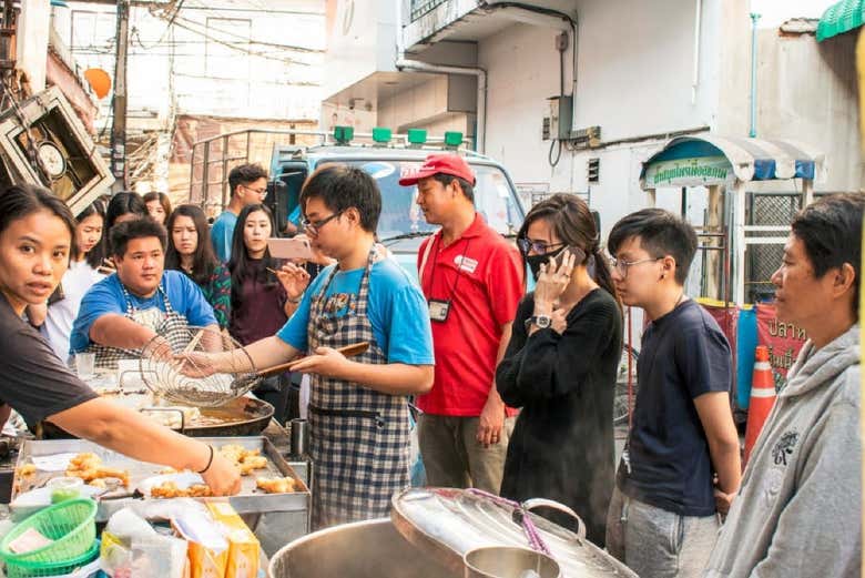 Desfrutando do tour gastronômico por Chiang Mai
