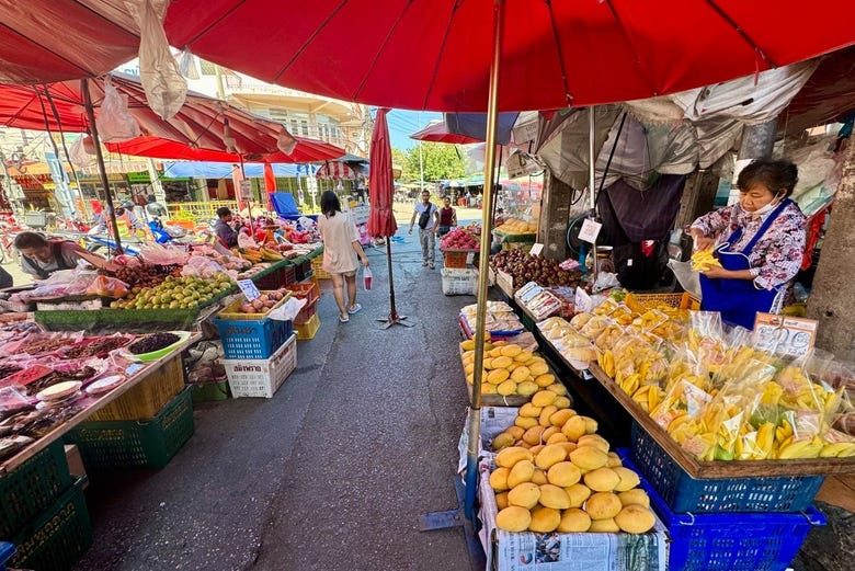 Visitaremos un mercado de frutas y verduras