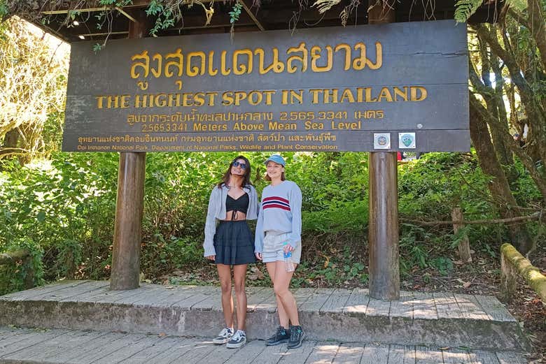 El punto más alto en Tailandia