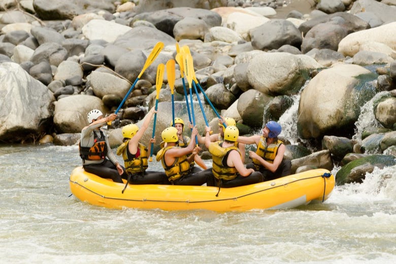 Rafting en el río Mae Taeng