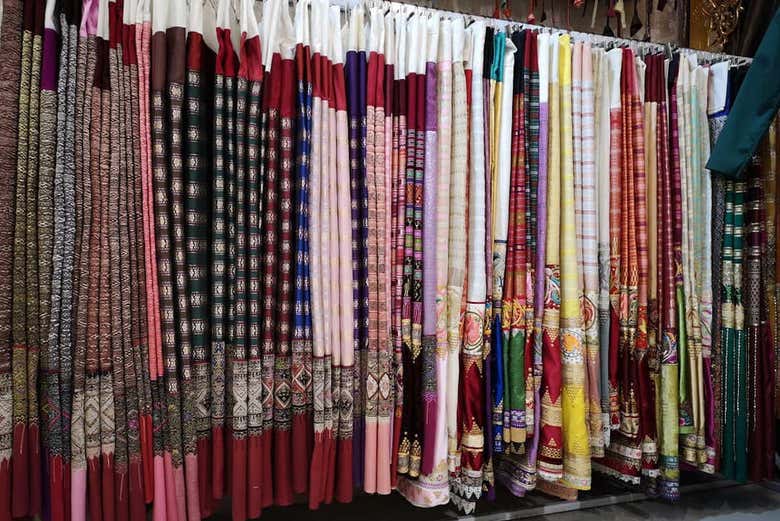 Telas de diferentes vestidos de novia