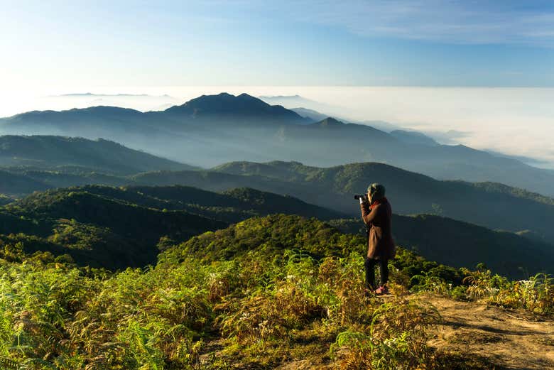 Durante l'esperienza di trekking