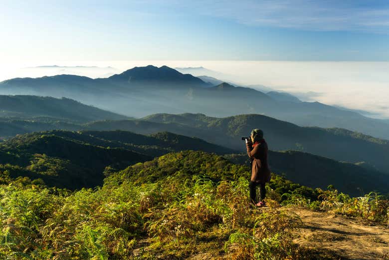 Immortalando un panorama magnifico