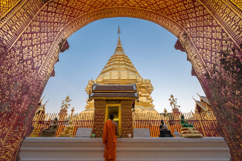 Wat Phra Singh, a magnificent temple in Chiang Mai