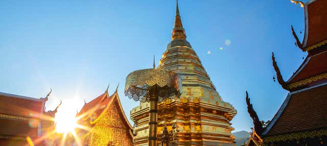 Excursion aux temples de Chiang Mai au coucher du soleil