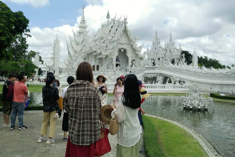 Visitando el Templo Blanco de Chiang Rai