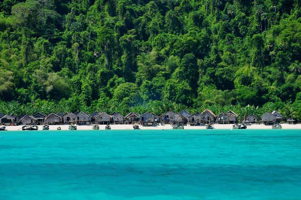 Excursión a las islas Surin en lancha rápida