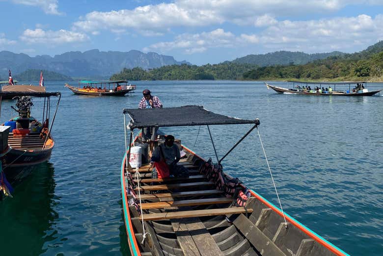 Embarcaciones listas para la travesía