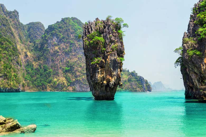 Ko Tapu, the James Bond island in Thailand