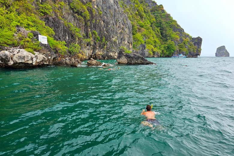 Swim in a beautiful natural enclave