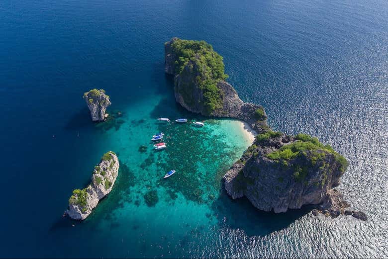 Vista aérea de Ko Lanta