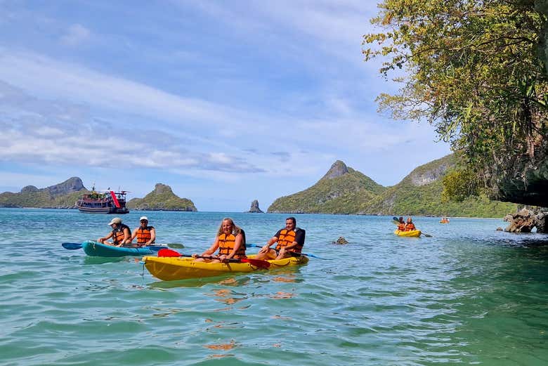 Profitez de la balade en kayak